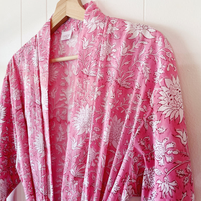 Cotton Robe- Pink (Limited Edition)