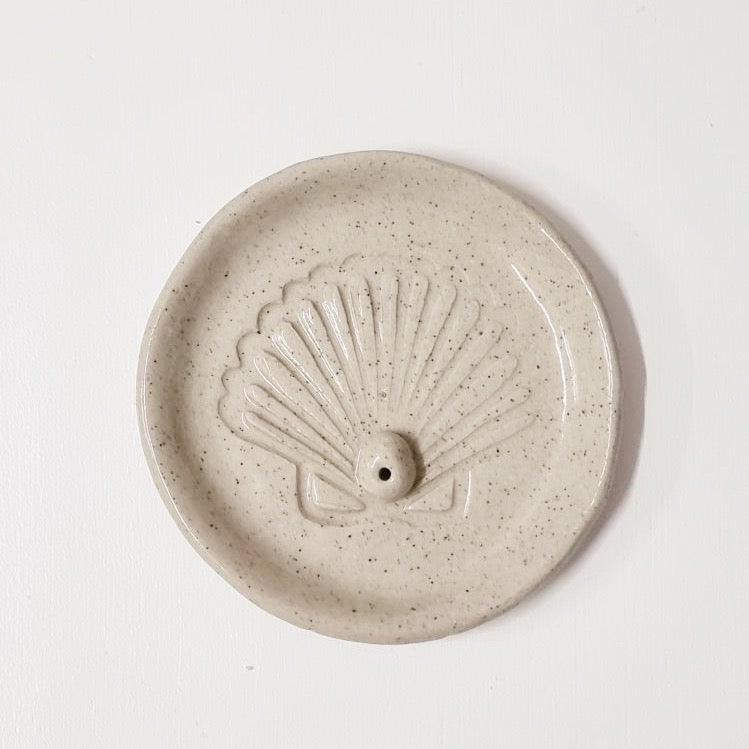 Incense Holder - Scallop Shell