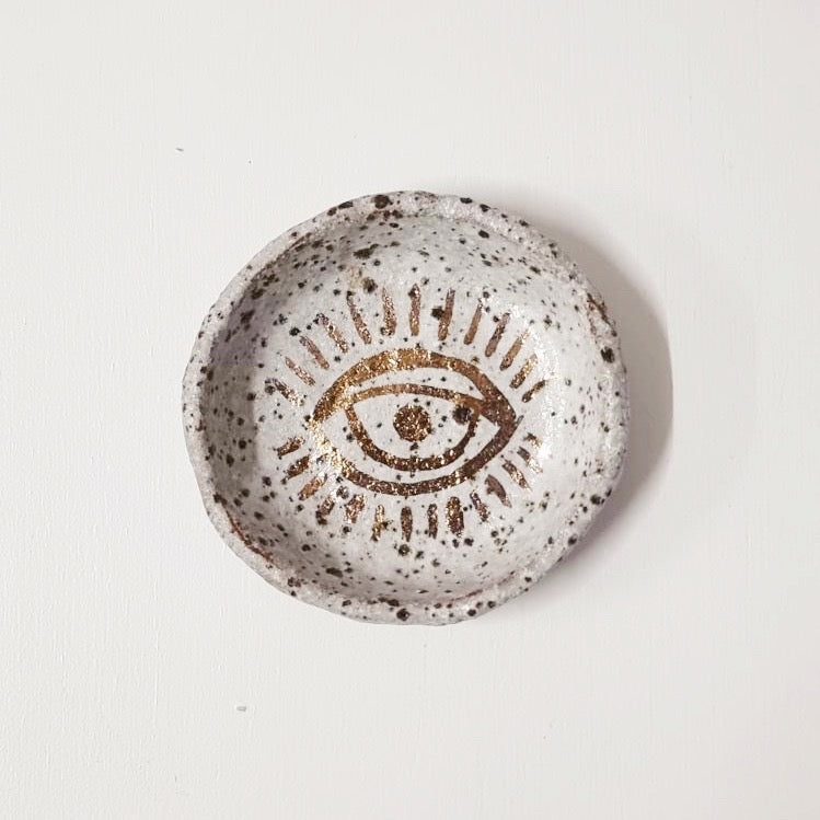 Small Trinket Plate- Eye