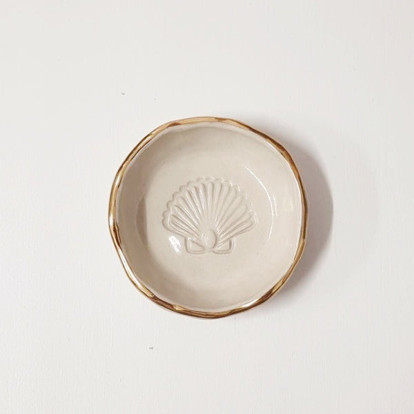 Small Trinket Plate- Shell